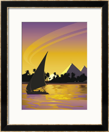 Nile River, Egypt Framed Giclee Print Nile River, Egypt Framed Giclee Print