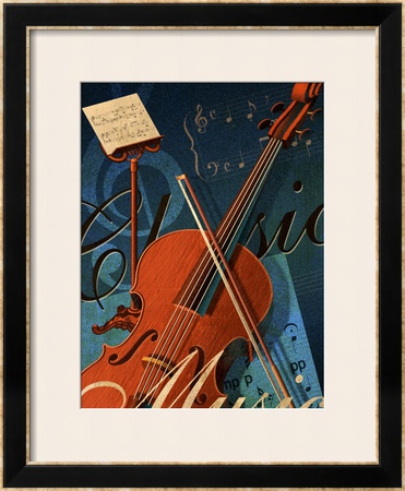 Classical Music Montage Framed Giclee Print Classical Music Montage Framed Giclee Print