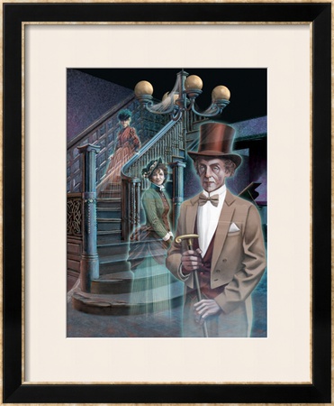 Victorian Ghost Party Framed Giclee Print Victorian Ghost Party Framed Giclee Print