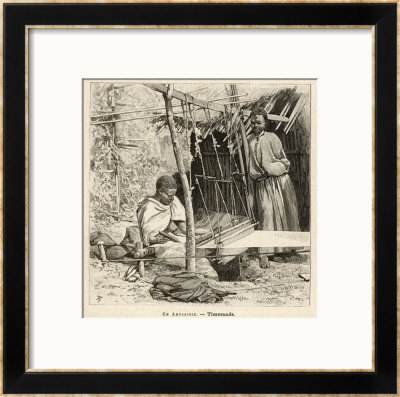 Ethiopian Weavers Framed Giclee Print Ethiopian Weavers Framed Giclee Print