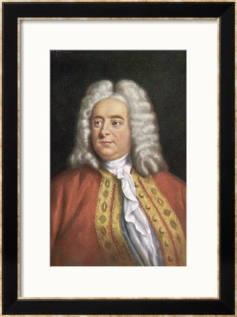 George Frederic Handel Composer Framed Giclee Print George Frederic Handel Composer Framed Giclee Print