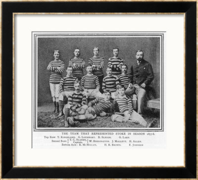 Stoke City Football Club Framed Giclee Print Stoke City Football Club Framed Giclee Print