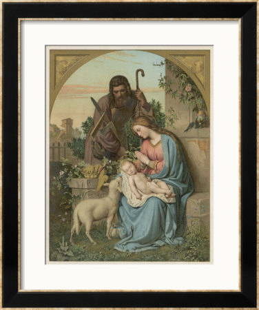 Classical Nativity Compostion Framed Giclee Print Classical Nativity Compostion Framed Giclee Print