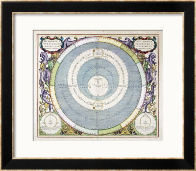 Ptolemaic System Framed Giclee Print Ptolemaic System Framed Giclee Print