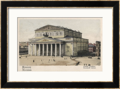 Bolshoi Theatre Moscow Framed Giclee Print Bolshoi Theatre Moscow Framed Giclee Print