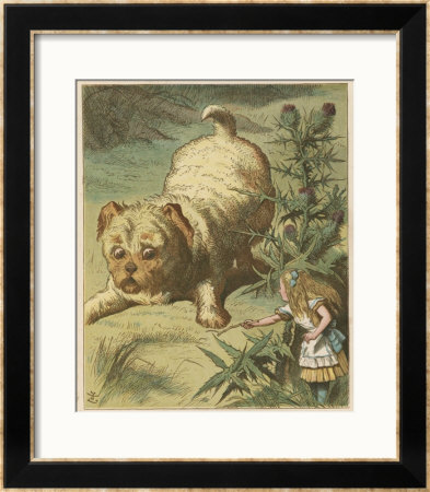 Alice and the Puppy Framed Giclee Print Alice and the Puppy Framed Giclee Print