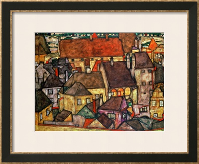 Yellow City, 1914 Framed Giclee Print Yellow City, 1914 Framed Giclee Print
