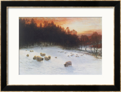 Winter Sunset Framed Giclee Print Winter Sunset Framed Giclee Print