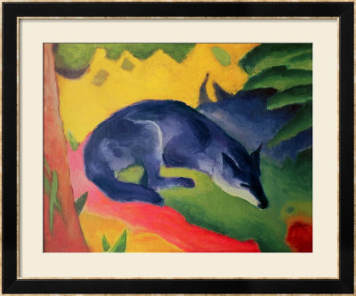 Blue Fox, 1911 Framed Giclee Print Blue Fox, 1911 Framed Giclee Print