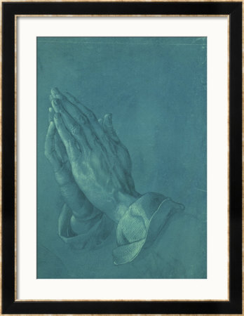 Praying Hands Framed Giclee Print Praying Hands Framed Giclee Print