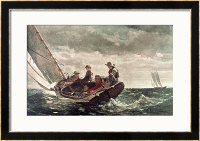 Breezing Up Framed Giclee Print Breezing Up Framed Giclee Print