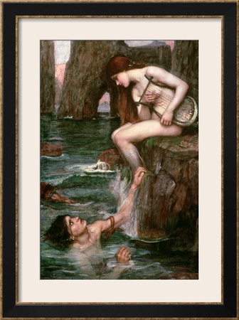 The Siren Framed Giclee Print The Siren Framed Giclee Print