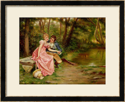 The Lovers Framed Giclee Print The Lovers Framed Giclee Print
