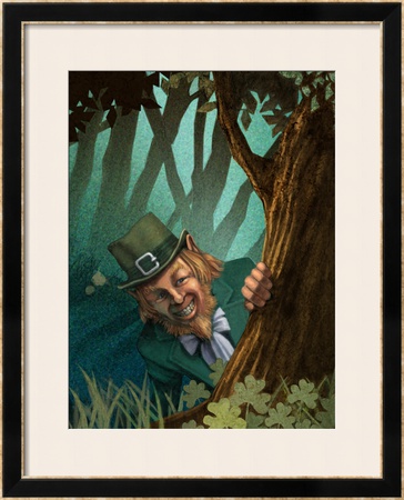 Leprechaun Framed Giclee Print Leprechaun Framed Giclee Print