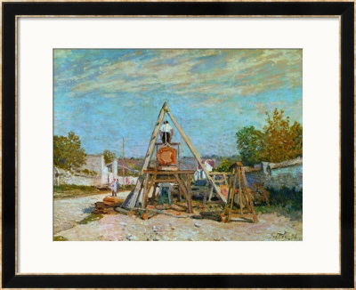 Sawing Wood, 1867 Framed Giclee Print Sawing Wood, 1867 Framed Giclee Print