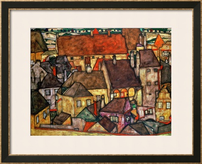 Yellow City, 1914 Framed Giclee Print Yellow City, 1914 Framed Giclee Print