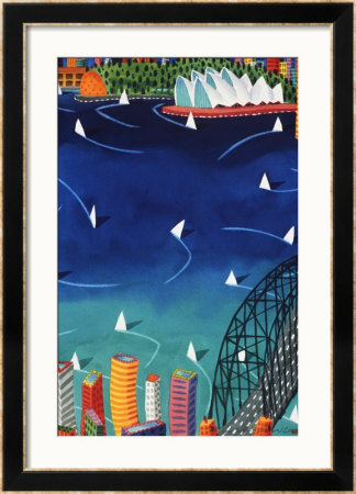 Sydney Harbour Framed Giclee Print Sydney Harbour Framed Giclee Print