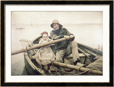 The Helping Hand Framed Giclee Print The Helping Hand Framed Giclee Print