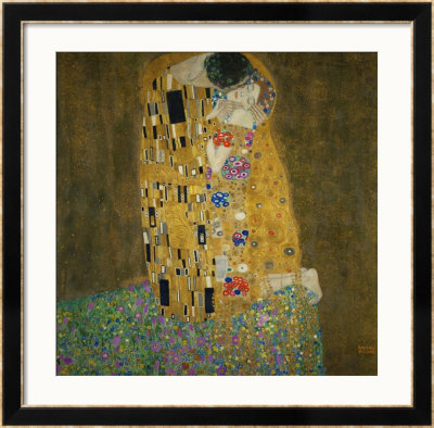 The Kiss, 1907-1908 Framed Giclee Print The Kiss, 1907-1908 Framed Giclee Print