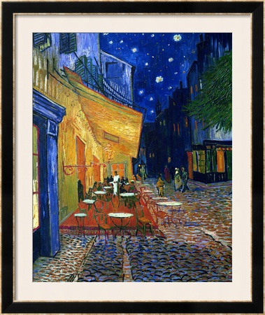 The Café Terrace on the Place du Forum, Arles, at Night, c.1888 Framed Giclee Print The Café Terrace on the Place du Forum, Arles, at Night, c.1888 Framed Giclee Print