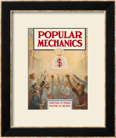Popular Mechanics, April 1913 Framed Giclee Print Popular Mechanics, April 1913 Framed Giclee Print