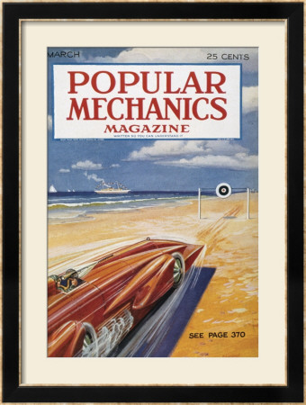 Popular Mechanics, March Framed Giclee Print Popular Mechanics, March Framed Giclee Print