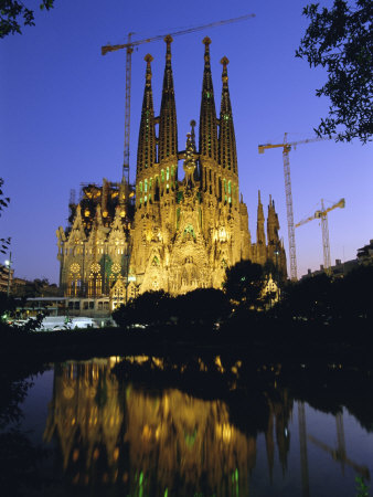 barcelona spain gaudi. Gaudi Church Architecture