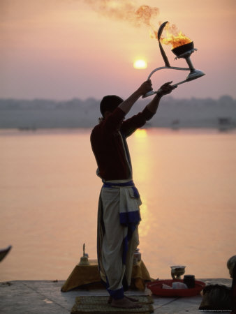 Ganga river varanasi uttar pradesh india