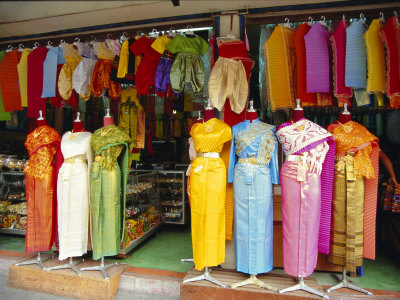 Asia Fashion on Clothing On Sale  Bangkok  Thailand  Asia Photographic Print By Robert