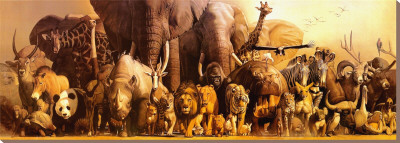 Noah's Ark Stretched Canvas Print Noah's Ark Stretched Canvas Print