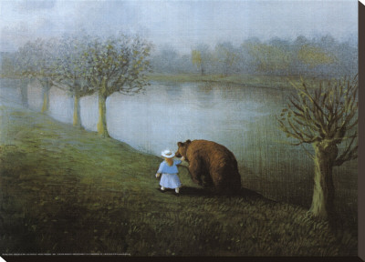Bear Stretched Canvas Print Bear Stretched Canvas Print