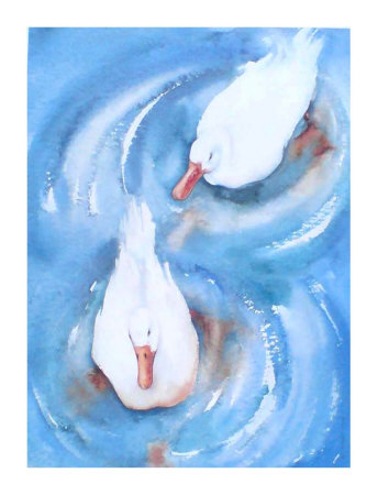 Ducks in a Pond Print Ducks in a Pond Print