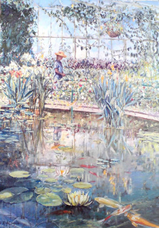Lily Pond Print Lily Pond Print