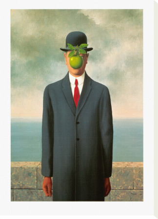 The Son of Man, 1964 Stretched Canvas Print The Son of Man, 1964 Stretched Canvas Print