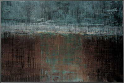 Verdigris Framed Canvas Print Verdigris Framed Canvas Print