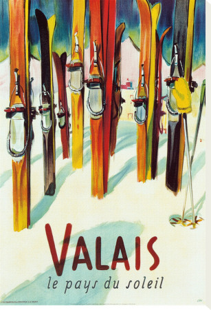 Valais Stretched Canvas Print Valais Stretched Canvas Print