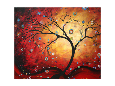 Red Halo Giclee Print Red Halo Giclee Print