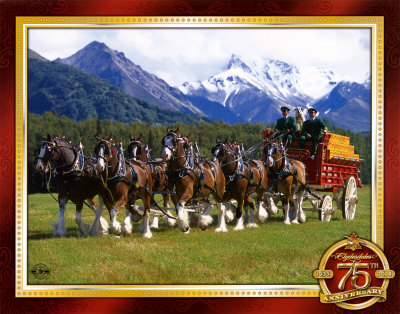 Anheuser-Busch 75th Anniversary Poster Anheuser-Busch 75th Anniversary Poster