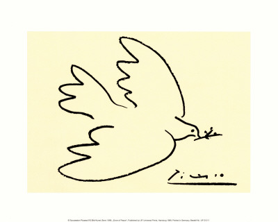 Dove of Peace Print by Pablo Picasso at Art.com