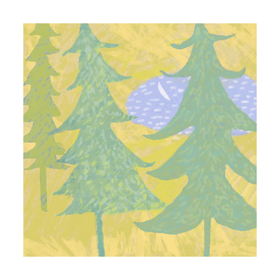 Country Lake II Premium Poster Country Lake II Premium Poster