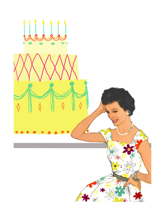 Crazy Cake Party - Tired Premium Poster Crazy Cake Party - Tired Premium Poster