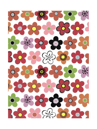 Happy Flowers Premium Poster Happy Flowers Premium Poster