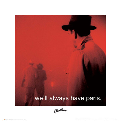 Casablanca: Paris Print Casablanca: Paris Print