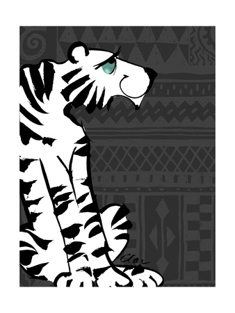Retro Tiger Premium Poster Retro Tiger Premium Poster