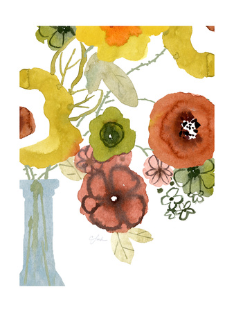 Watercolor Bouquet II Premium Poster Watercolor Bouquet II Premium Poster