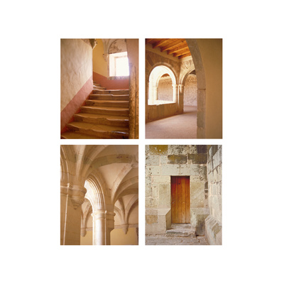 Colonnaded Covered Walkway Premium Poster Colonnaded Covered Walkway Premium Poster