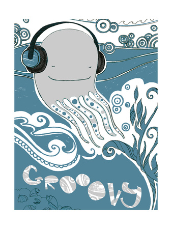 Groovy Whale Premium Poster Groovy Whale Premium Poster