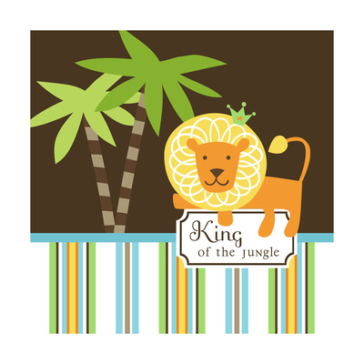 King of the Jungle Premium Poster King of the Jungle Premium Poster