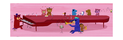 Jazz Critters Premium Poster Jazz Critters Premium Poster