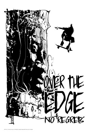 No Regrets: Over the Edge Print No Regrets: Over the Edge Print